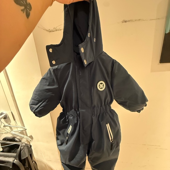 Navy Kids Snowsuit - Picture 1 of 4
